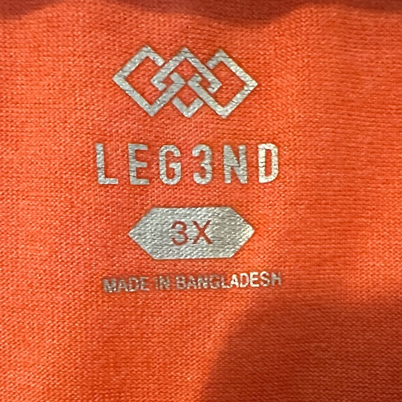 Vibrant Orange Women's Muscle Tee 3X - Picture 3 of 4